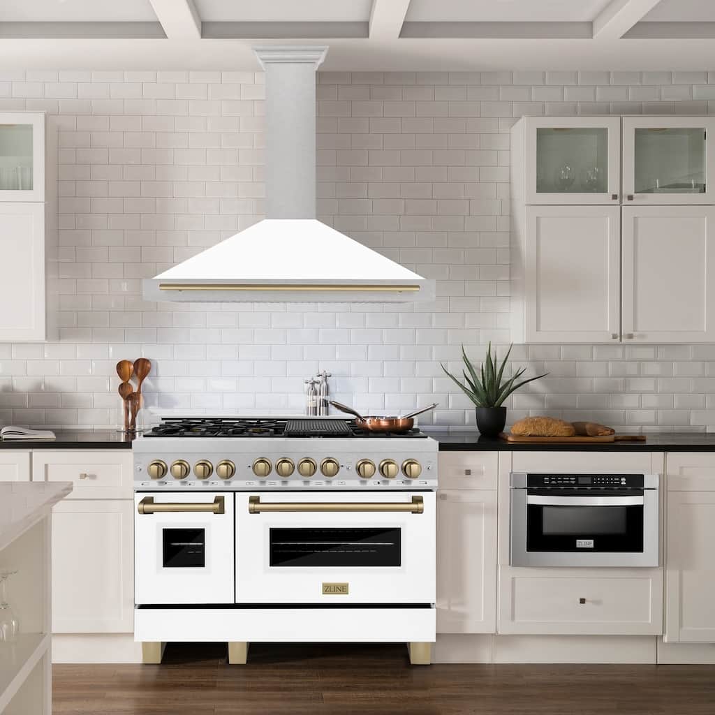 ZLINE Autograph Edition - 48 inches - Externally Vented - Wall Range Hood - Stainless Steel