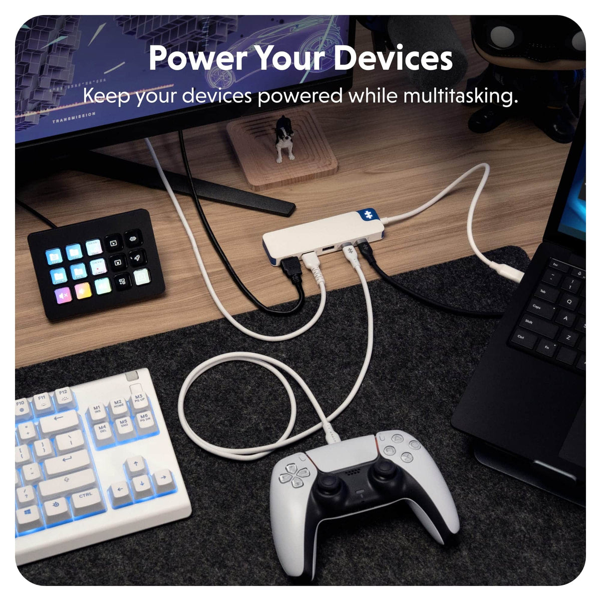 Hyper - HyperDrive Flex 5 Port USB-C Hub - Blue