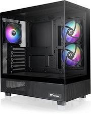 Thermaltake - View 270 Plus TG ARGB Mid Tower E-ATX PC Case - Black