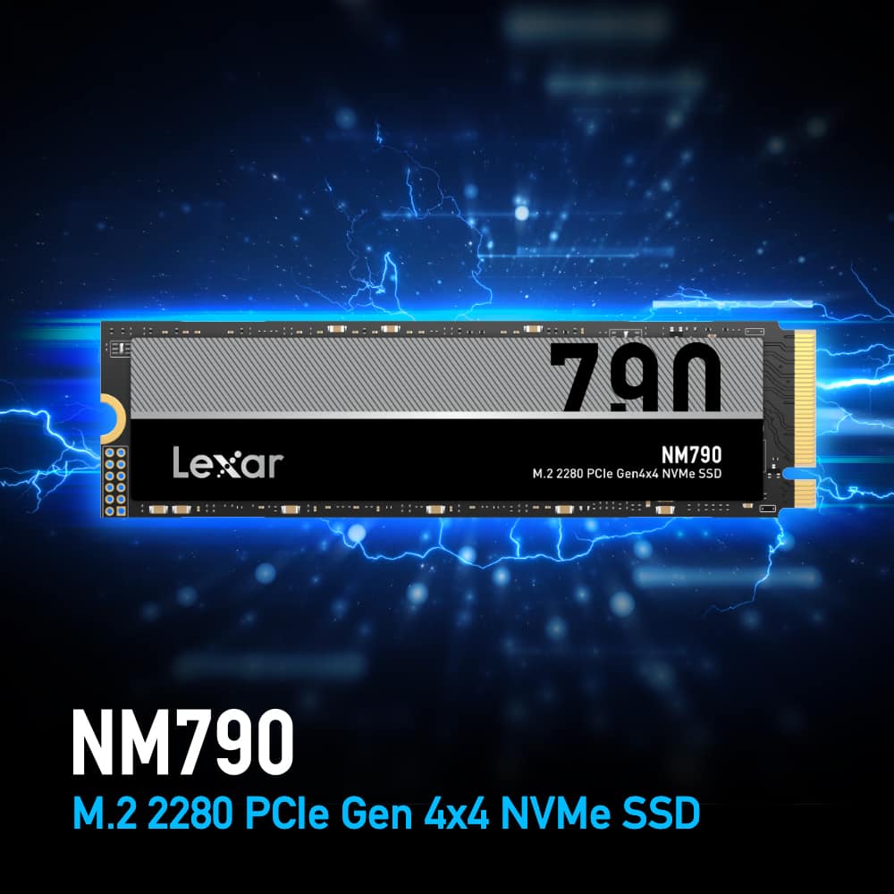 1TB Lexar NM790 M.2 2280 PCle Gen4x4 NVMe SSD