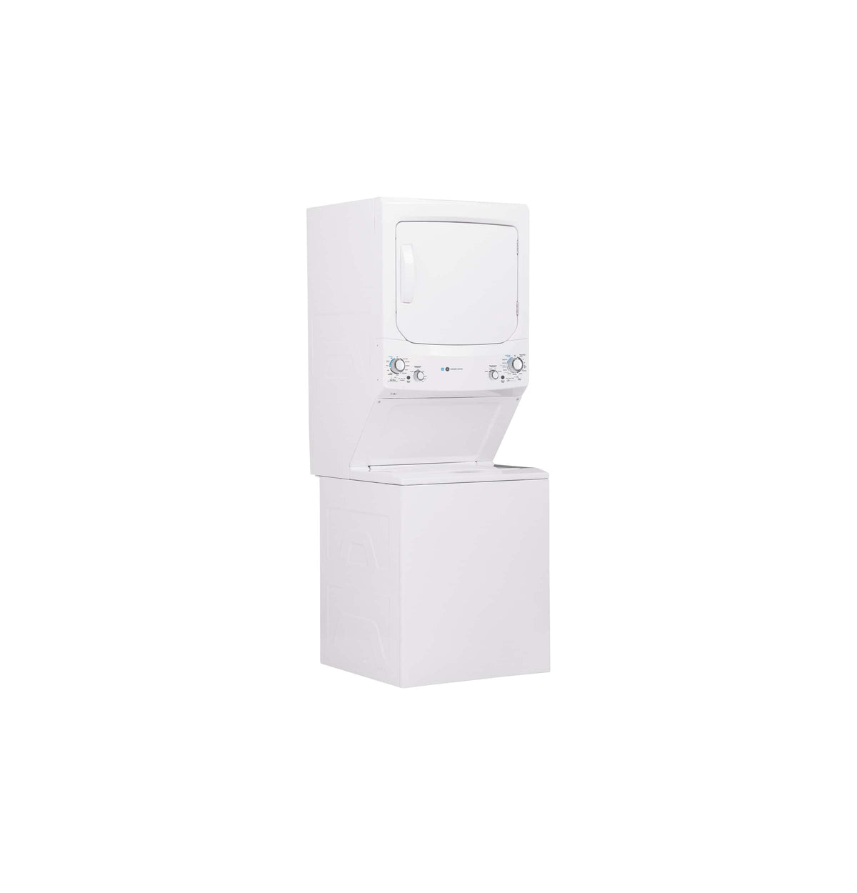 GE - 3.9 Cu. Ft. Top Load Washer and 5.9 Cu.Ft Electric Dryer Laundry Center with ENERGY STAR - White