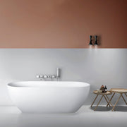 Solid Surface Freestanding Soaking Bathtub For Bathroom