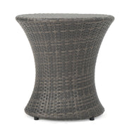 Thrive - Hourglass Rattan Table With No Glass Top