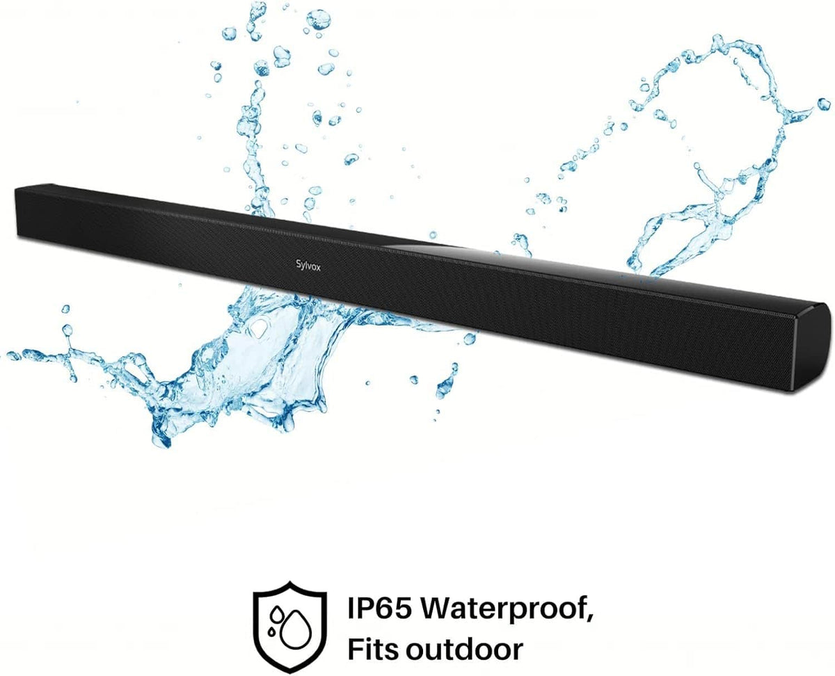 Sylvox - Elf S2 Bluetooth 2.0 Waterproof Outdoor Soundbar - Black