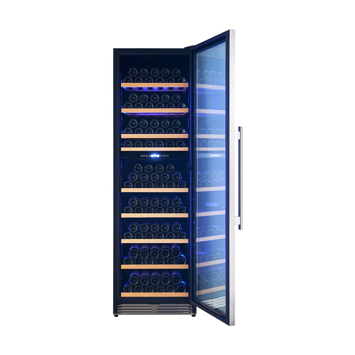 Forno Appliances - Avellino 94-Bottle Freestanding Dual Zone Wine Cooler - Stainless Steel