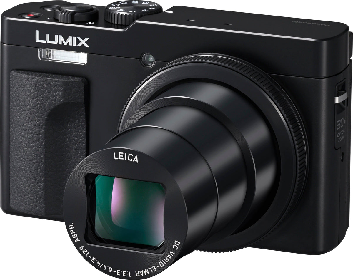 Panasonic - LUMIX ZS99 Point and Shoot Camera, Compact Camera for Travel with 30x Zoom with 24-720mm Zoom Lens, and 4K Video/Photo - Black