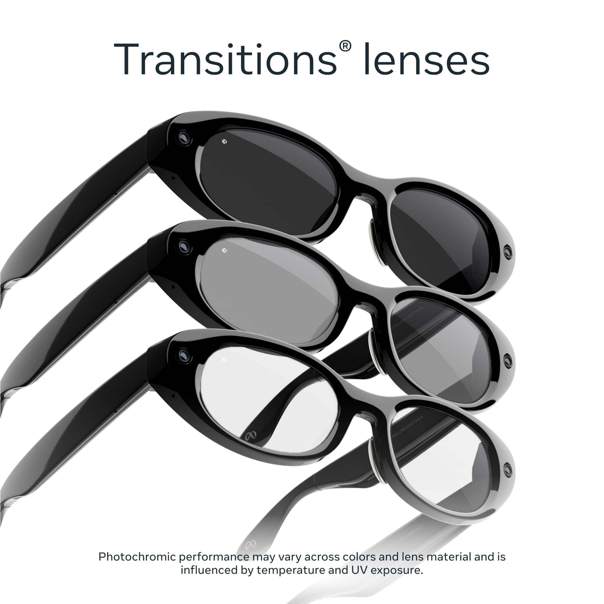 Meta - Starfire Kylie Edition-AI Glasses-Smart Features like 12MP Camera,Live Translate- 8+Hour Battery-Transitions Grey Lenses - Classic Black