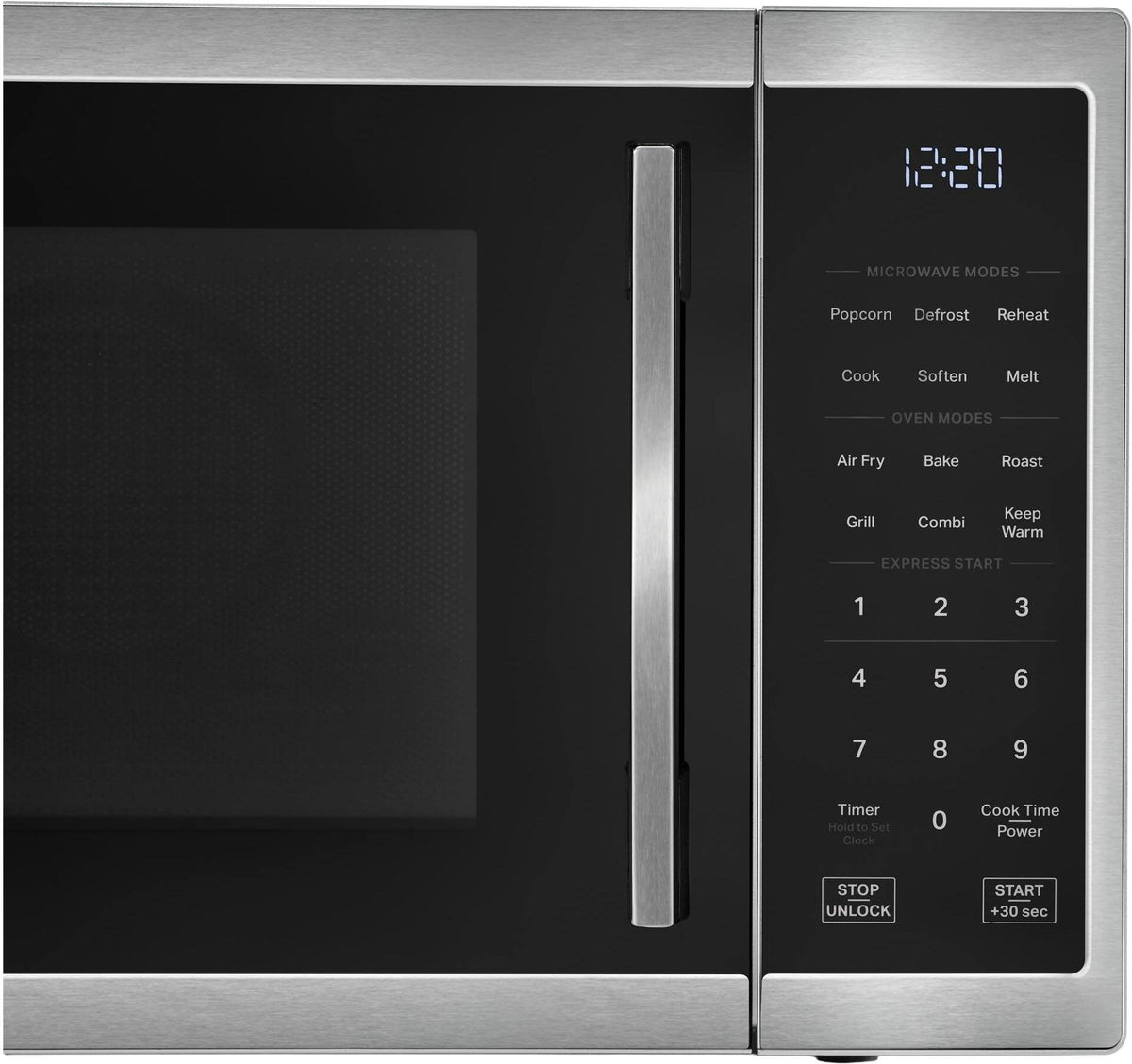 Whirlpool - 1.0 cu. ft. All-In-One Multifunctional Countertop Microwave With Air Fry - 900 watt - Stainless Steel