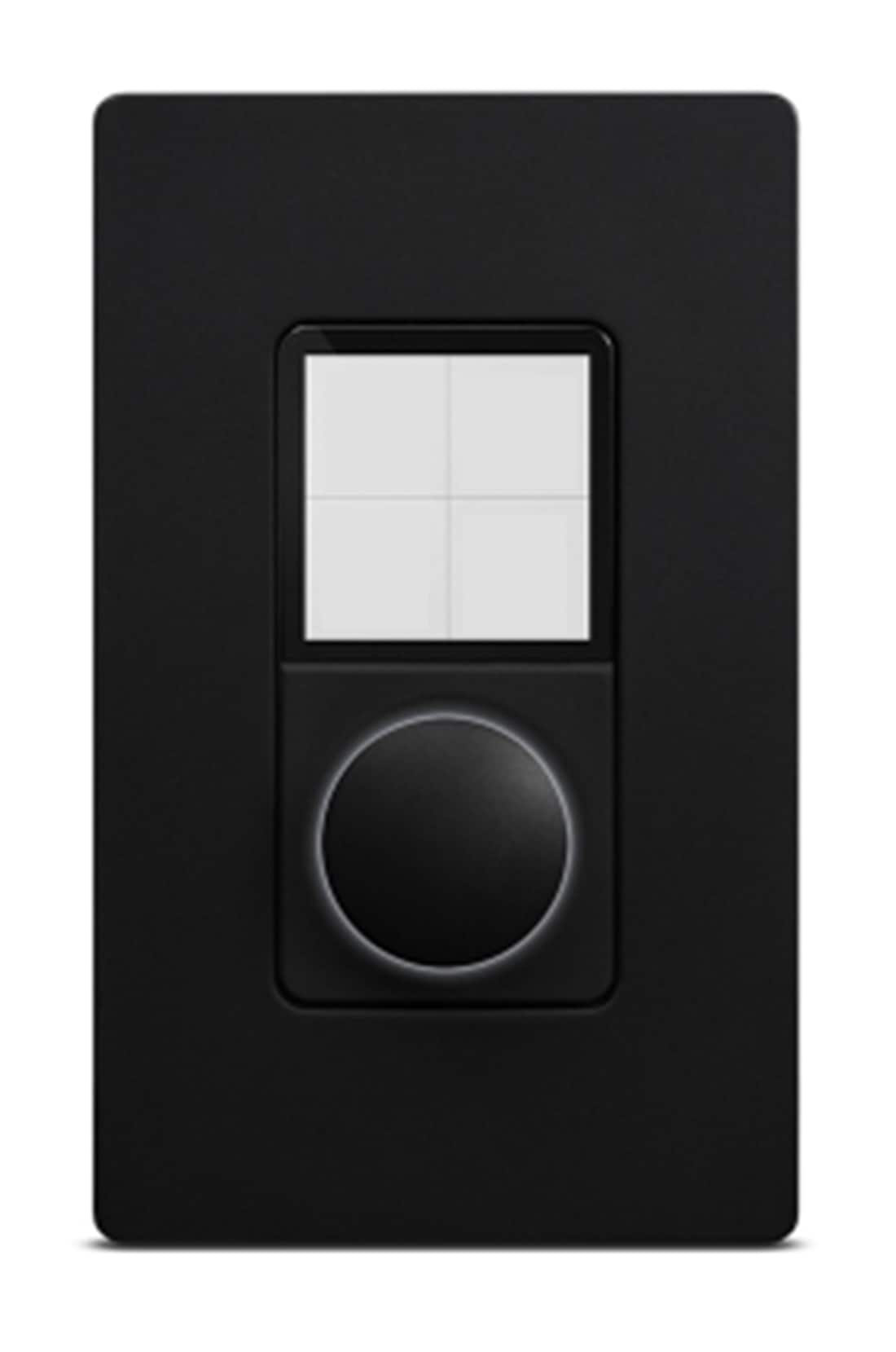 Sonance - Blaze Wall-M US - Multi-Zone PoE-Powered Wall-Controller (Each) - Black