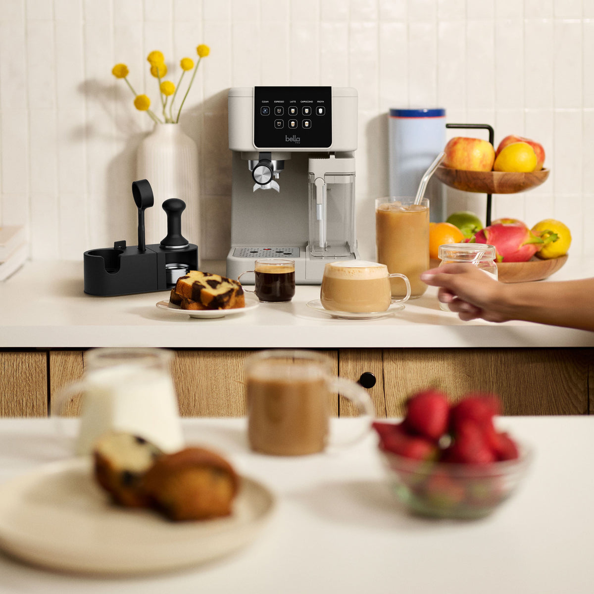 bella PRO - Barista Elite Espresso Drink Station+ - Oatmilk