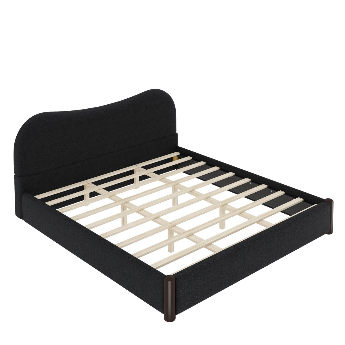 Base de cama tapizada con plataforma Comfort