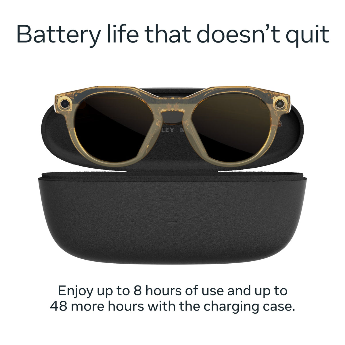 Oakley Meta - HSTN glasses - with Meta AI, Audio, Photo, Video Compatibility - Clear to Brown Transition Lenses - Light Curry