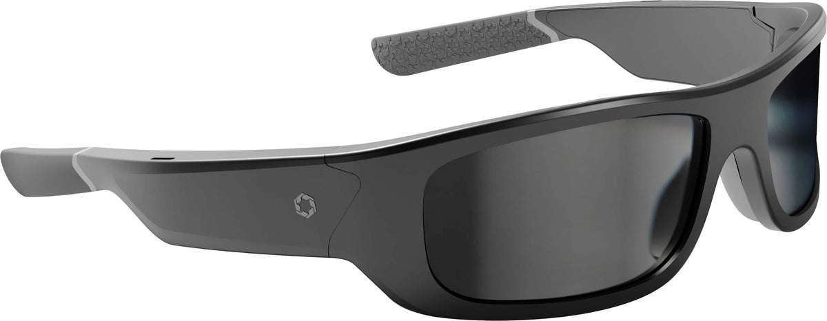 Armor Polarized Smart Safety Glasses Powered by Lucyd - Black