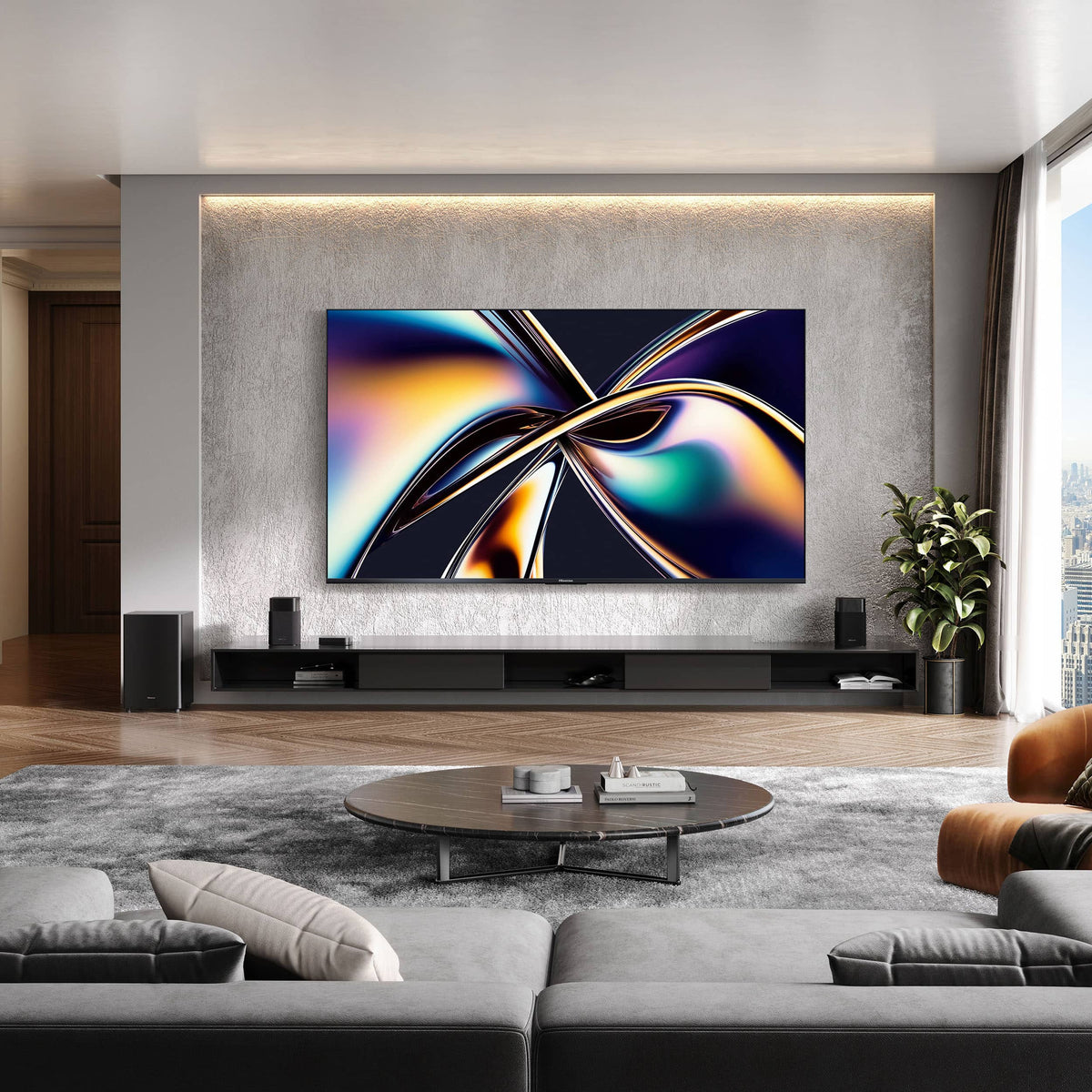 Hisense - 55" Class U8 Series MiniLED QLED UHD 4K HDR Smart Google TV (2025)