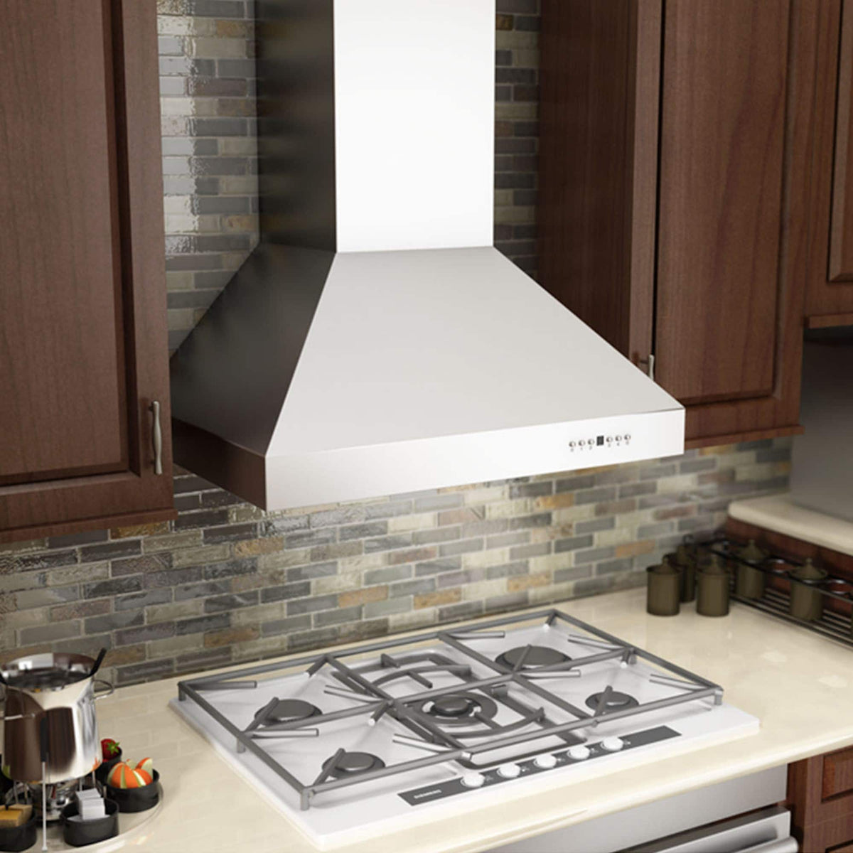 ZLINE - 30 inches - Externally Vented - Wall Range Hood - Silver