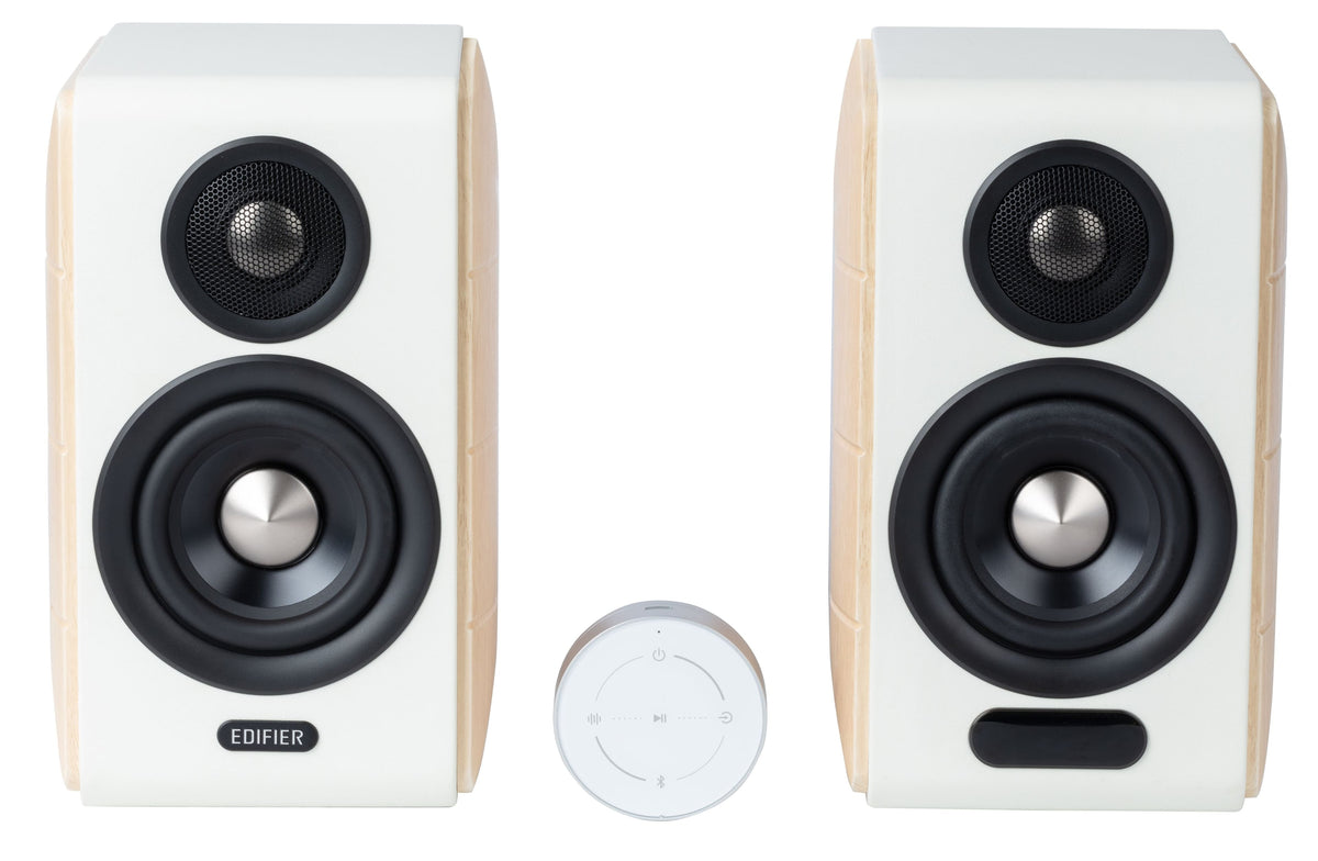 Edifier - S880DBMKII Audiophile Hi-Fi/Hi Res Active Bookshelf 2.0 Speakers, Computer Speakers (Pair) - White