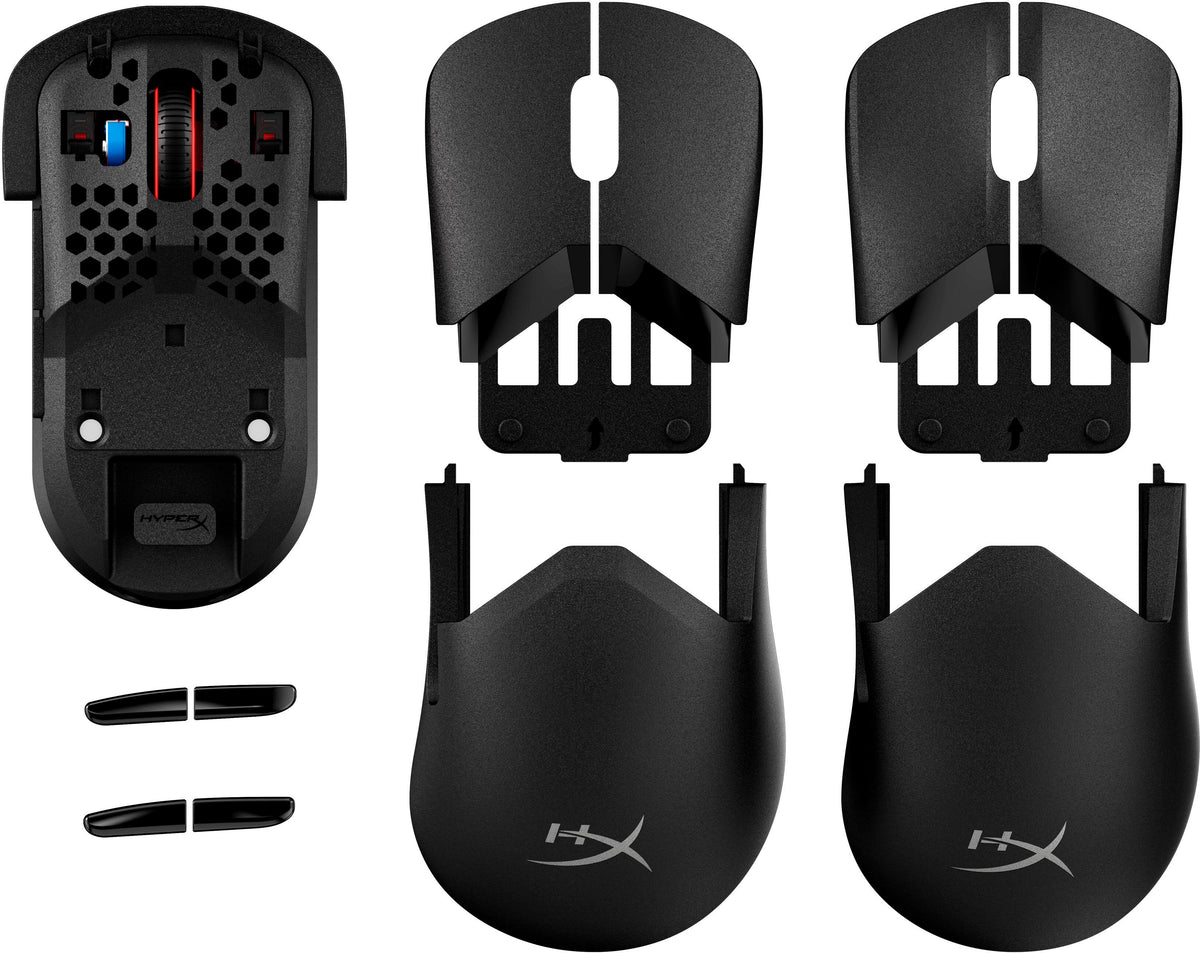 HyperX - Pulsefire Saga Pro Lightweight Wireless Optical Gaming Mouse with 4K Polling Rate - Wireless - Black