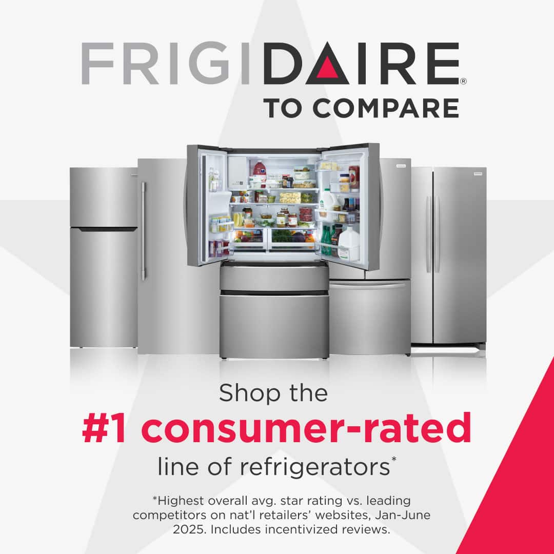 Frigidaire - 36 in. Wide 26 Cu. Ft. Standard Depth Side-by-Side Refrigerator with CrispSeal Crispers - Smudge Proof Stainless Steel