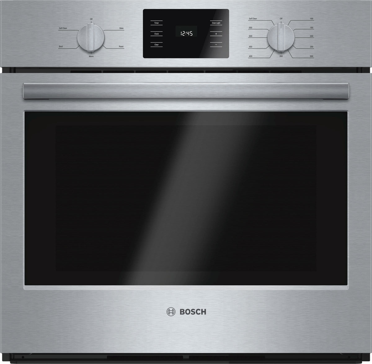 Bosch - 500 Series 30" 4.6 Cu. Ft. Built-in Single Electric Wall Oven - Stainless Steel