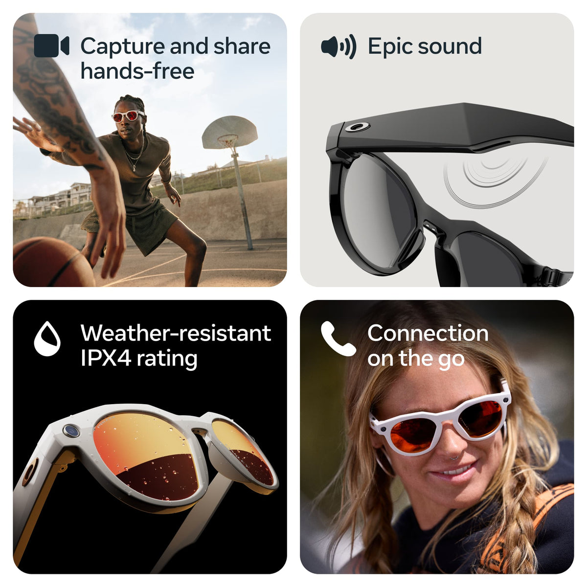 Oakley Meta - HSTN glasses with Meta AI, Audio, Photo, Video Compatibility - Prizm™ Dark Golf Lenses - Black