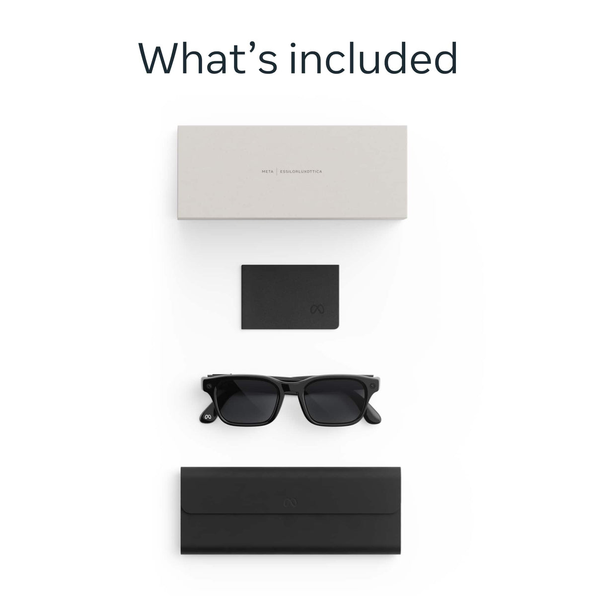 Meta - Adventurer Large - AI Glasses - Smart Features like 12MP Camera, Live Translate - 8+ Hour Battery- Polarized Grey Lenses - Classic Black
