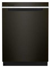 Whirlpool - 24 inch Top Control Built-In Stainless Steel Tub Dishwasher with 3rd Rack, Large Capacity, 47 dBA - Black Stainless Steel