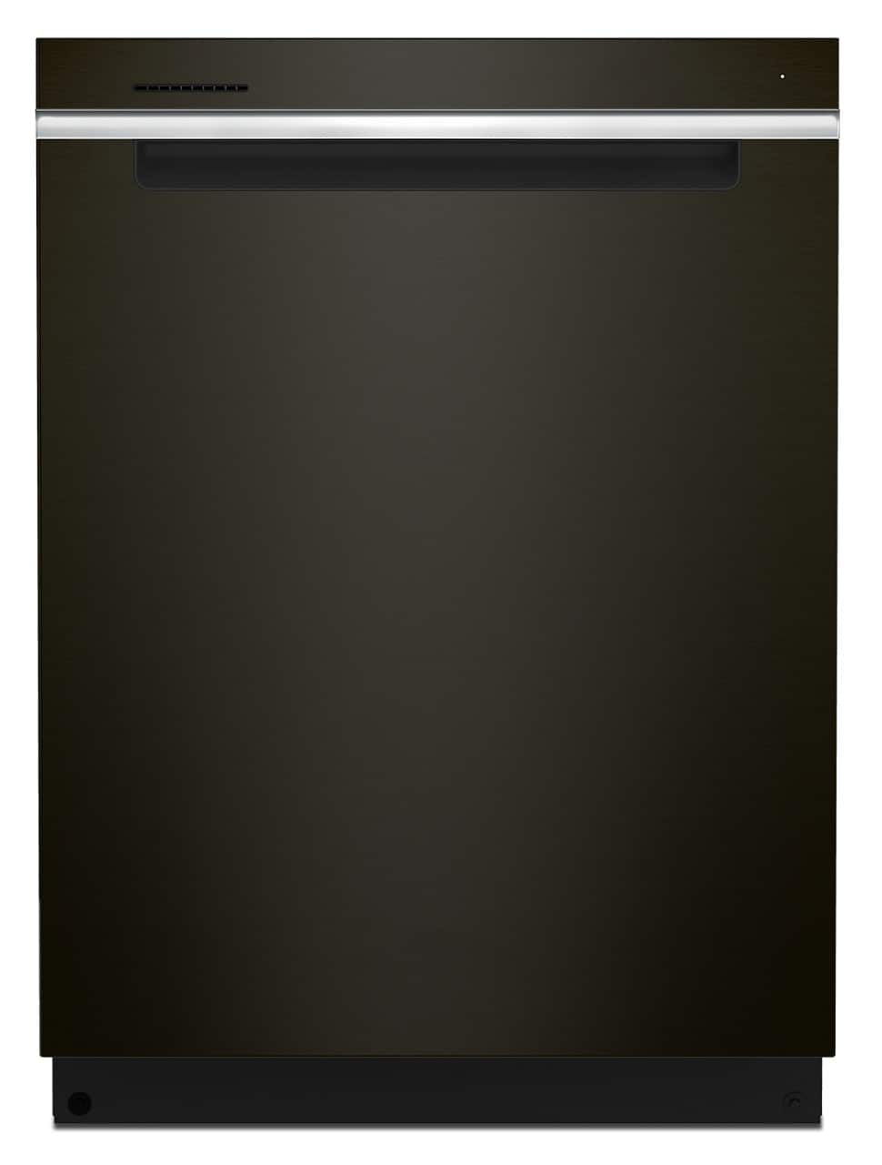 Whirlpool - 24 inch Top Control Built-In Stainless Steel Tub Dishwasher with 3rd Rack, Large Capacity, 47 dBA - Black Stainless Steel