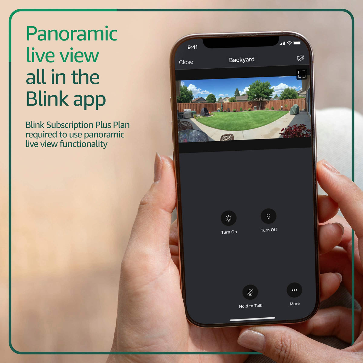 Blink - Arc – Plug-in Panoramic Vision [Plus Subscription required] 180° dual-camera mount for Mini 2K+/Mini 2 (sold sep.) - Black