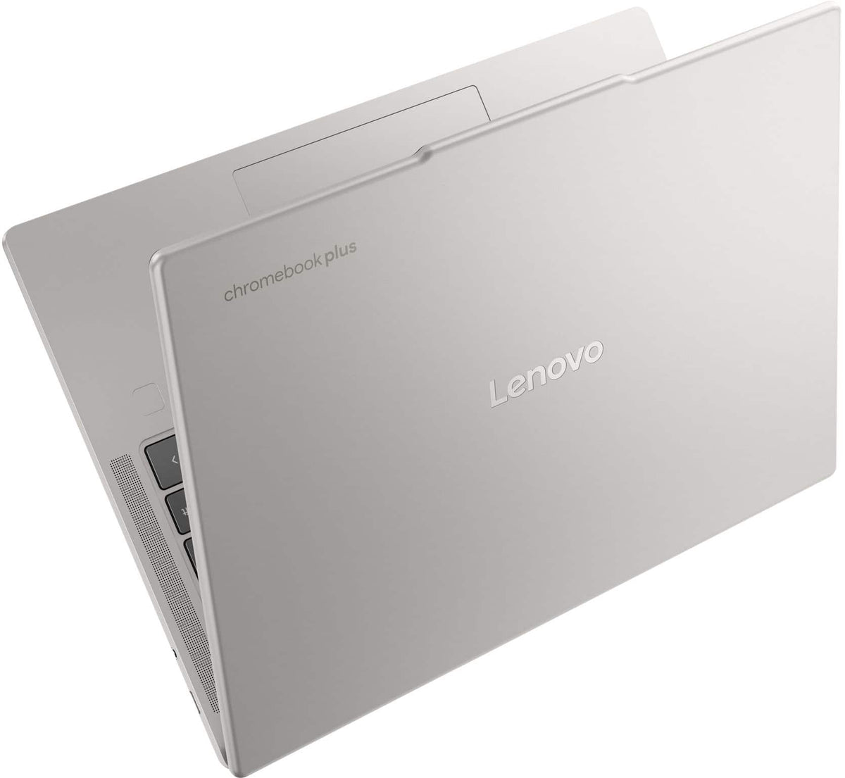 Lenovo - Chromebook Plus 14" OLED 2K Touchscreen Laptop with Gemini - MediaTek Kompanio Ultra 910 - 16GB Memory - 256GB UFS - Seashell