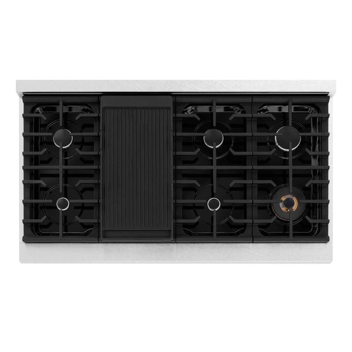 ZLINE - 48 in. Wide 8 Burner Paramount Gas Rangetop (SRTS-48) - Stainless Steel