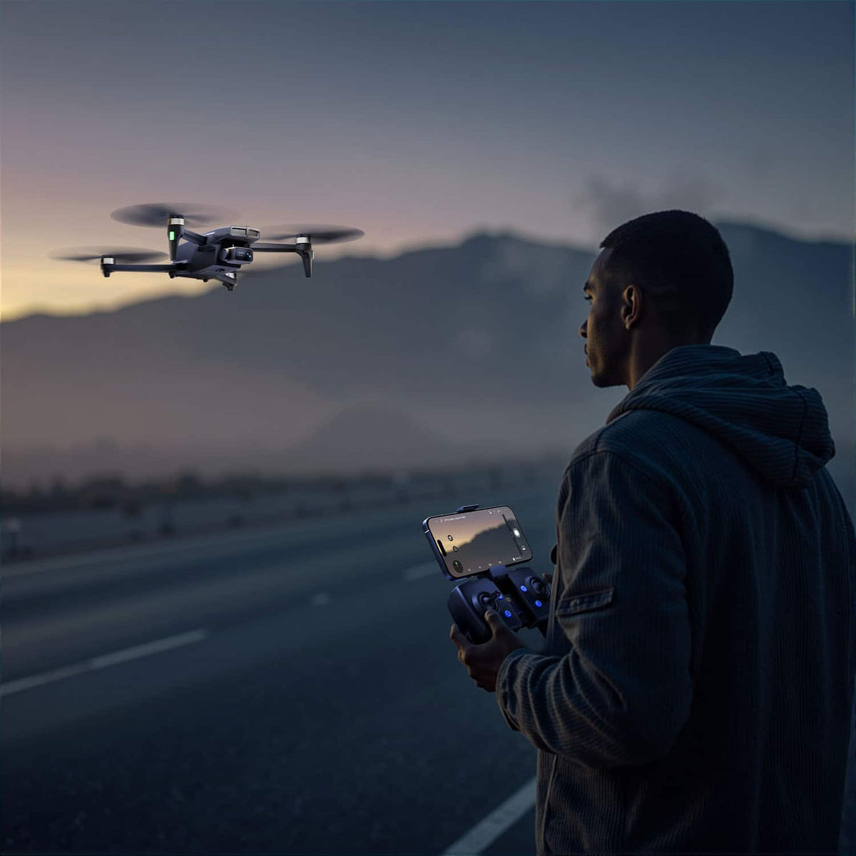 Snaptain - S5C Ultra 1080p Camera Drone with Remote Controller - Gray