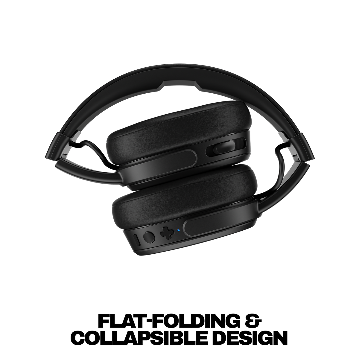 Skullcandy - Crusher 3.0 Wireless Over-the-Ear Heaphones - Black