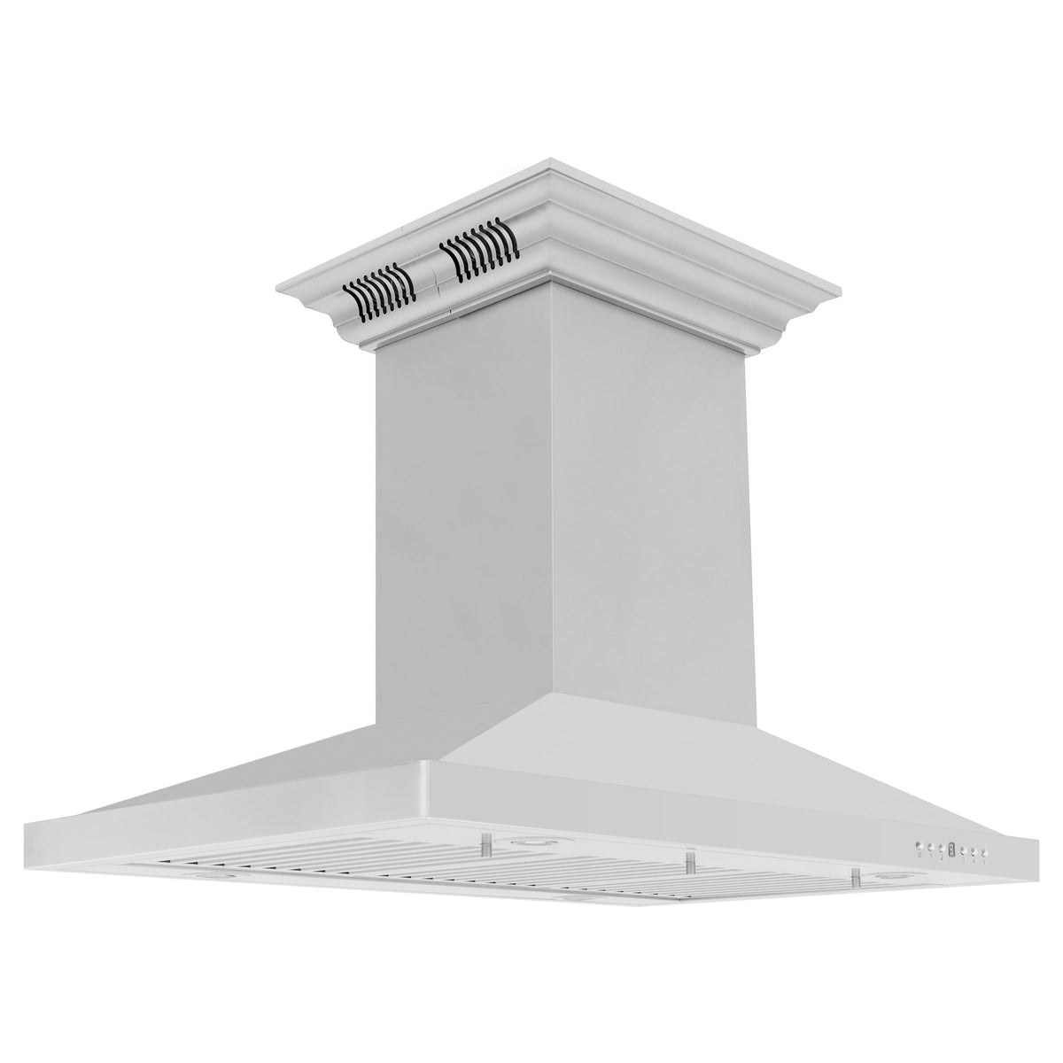 ZLINE - 36 inches - Externally Vented - Island Range Hood - Stainless Steel