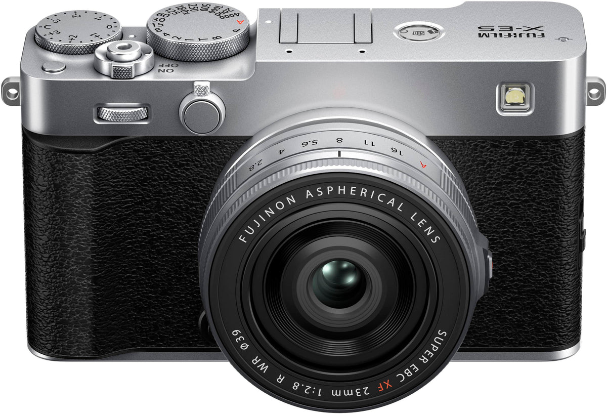 Fujifilm - X-E5 Body with XF23mmF2.8 Lens Kit - Silver