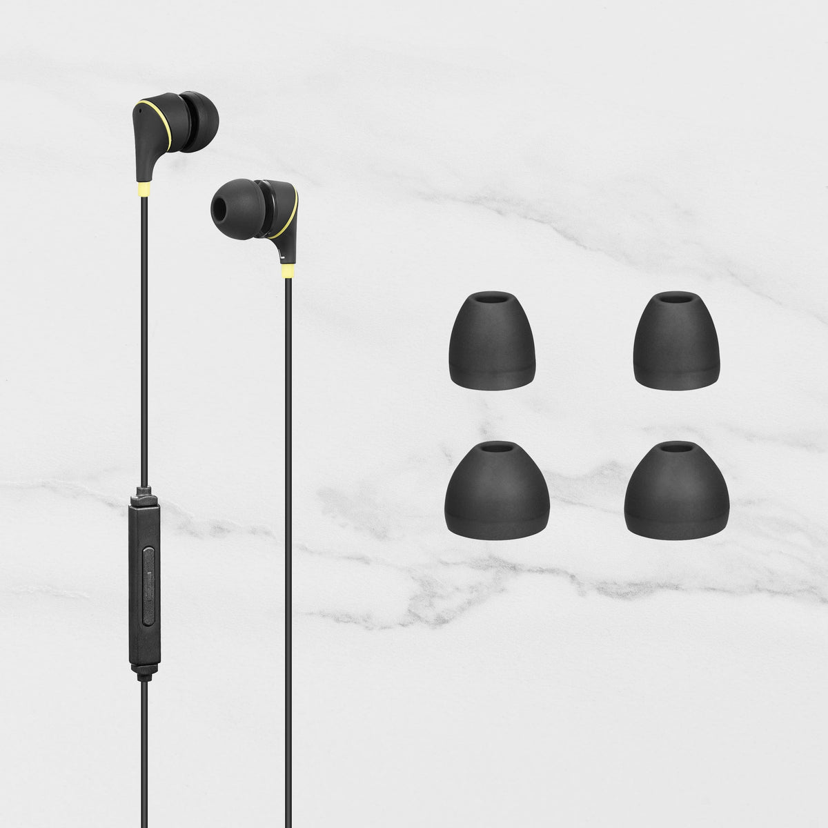 Insignia™ - 3.5 mm Wired Earbud Headphone - Black