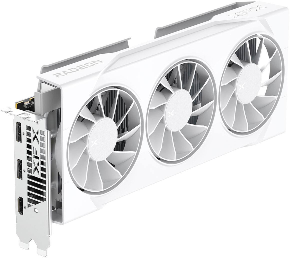 XFX - Swift AMD Radeon RX 9060XT 16GB GDDR6 PCI Express 5.0 Gaming Graphics Card - White