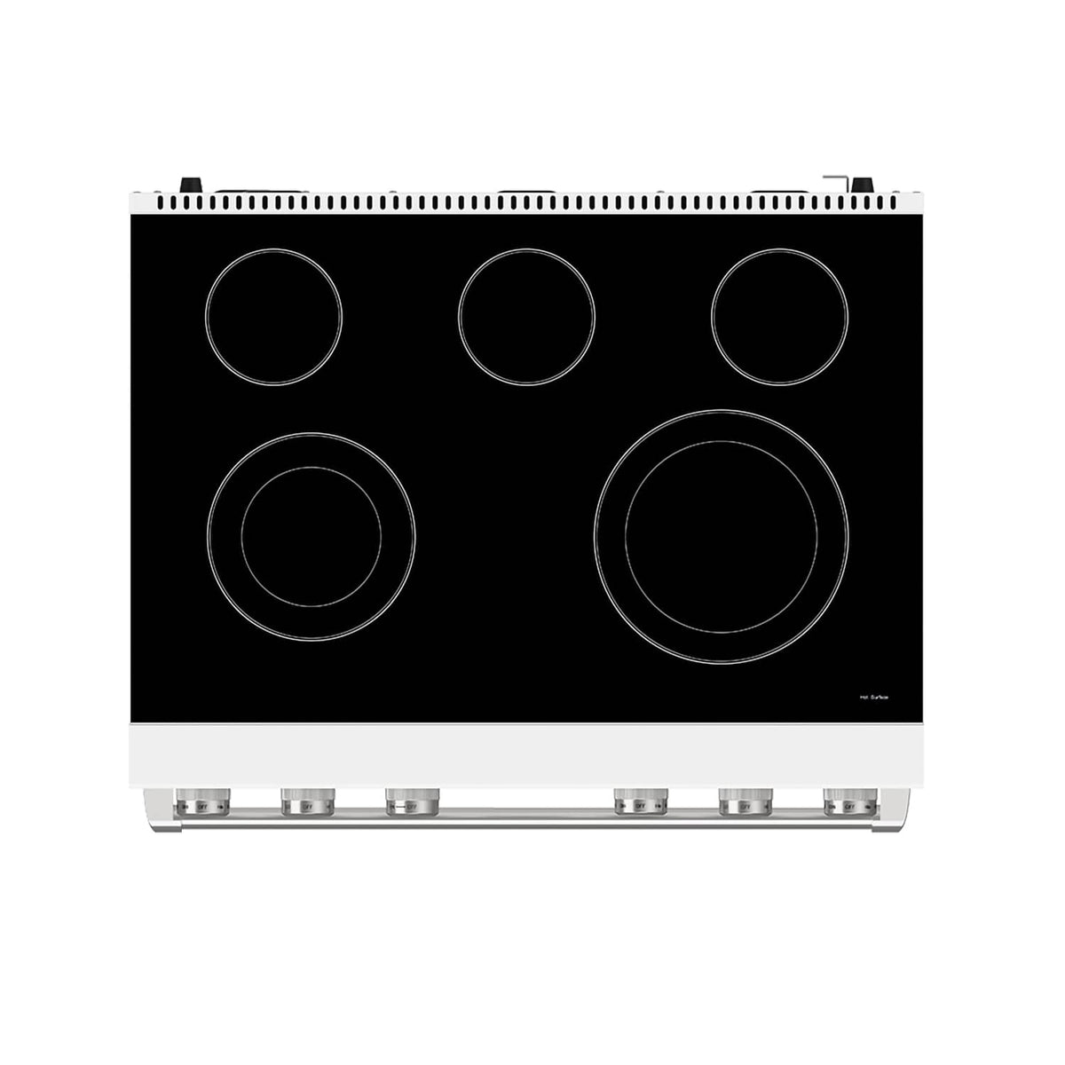 Thor Kitchen - 6.0 Cu. Ft. Freestanding Electric Convection Range - Matte White