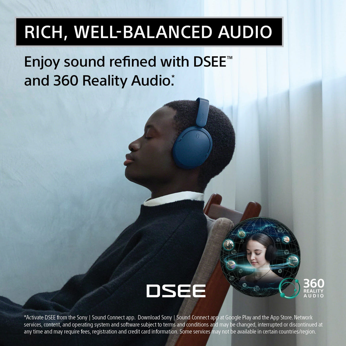 Sony - WH-CH730N Wireless Noise Cancelling Headphones - Black