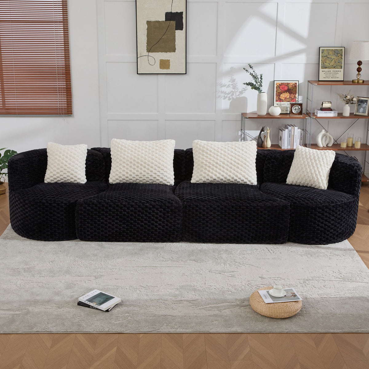 Sofá seccional modular con diseño de combinación libre