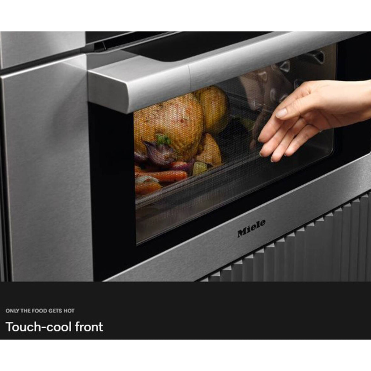 Miele - H7240 BM 24" VitroLine DirectSensor S Speed Oven w/ Convection & Microwave 1.52 cu ft - Obsidian Black