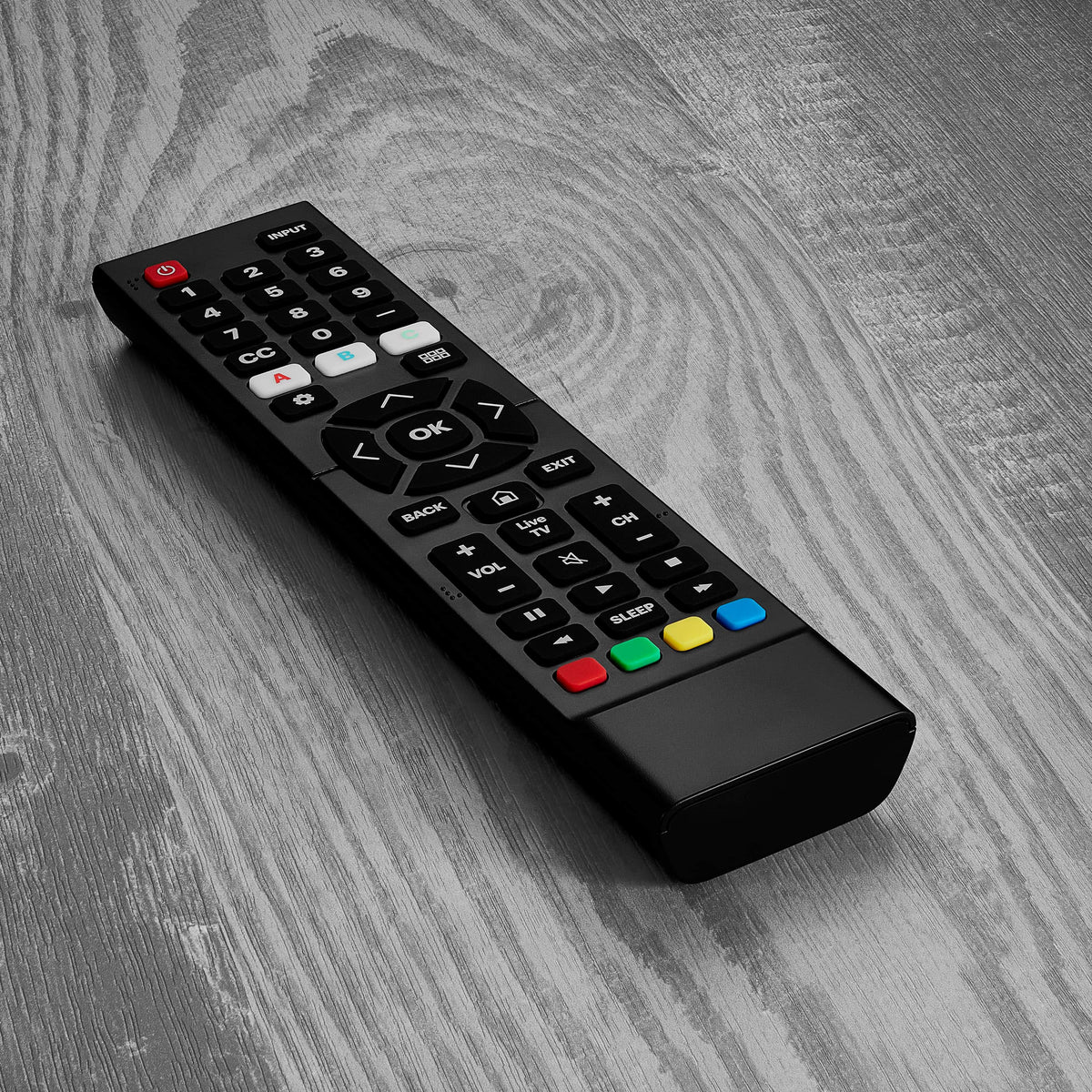 Insignia™ - Replacement Remote for Hisense TVs - Black