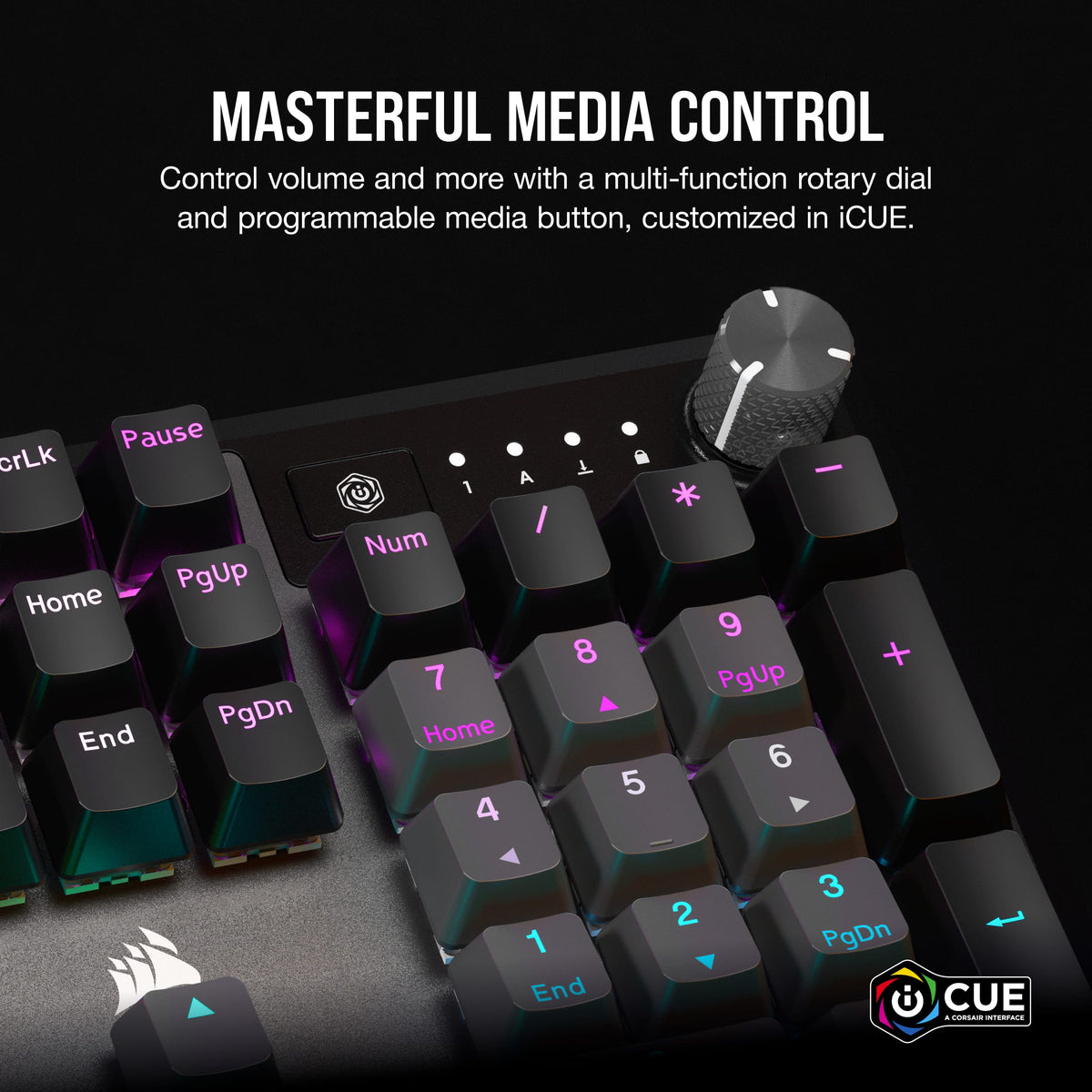CORSAIR - K70 CORE RGB Mechanical Gaming Keyboard - Gray