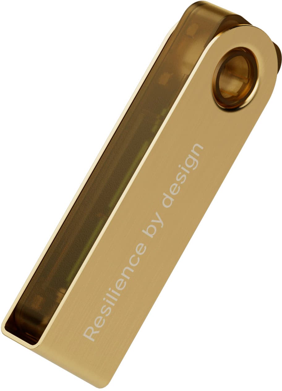 Ledger - Nano S Plus Crypto Hardware Wallet - Gold