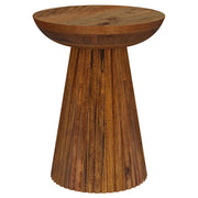 Waters - Round Accent Side Table - Honey