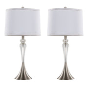 Ashland - Contemporary Crystal Table Lamp (Set of 2) - Clear