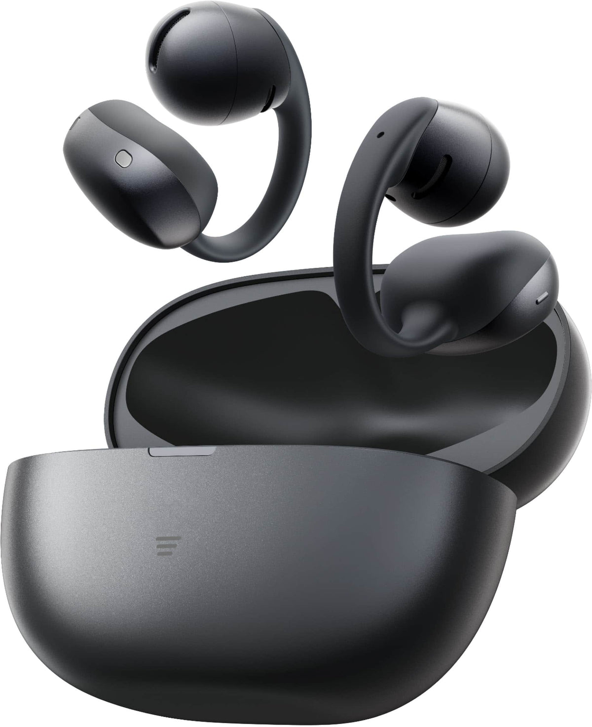 Shokz - OpenDots Air Open-Ear Clip-On True Wireless Bluetooth Earbuds - Black