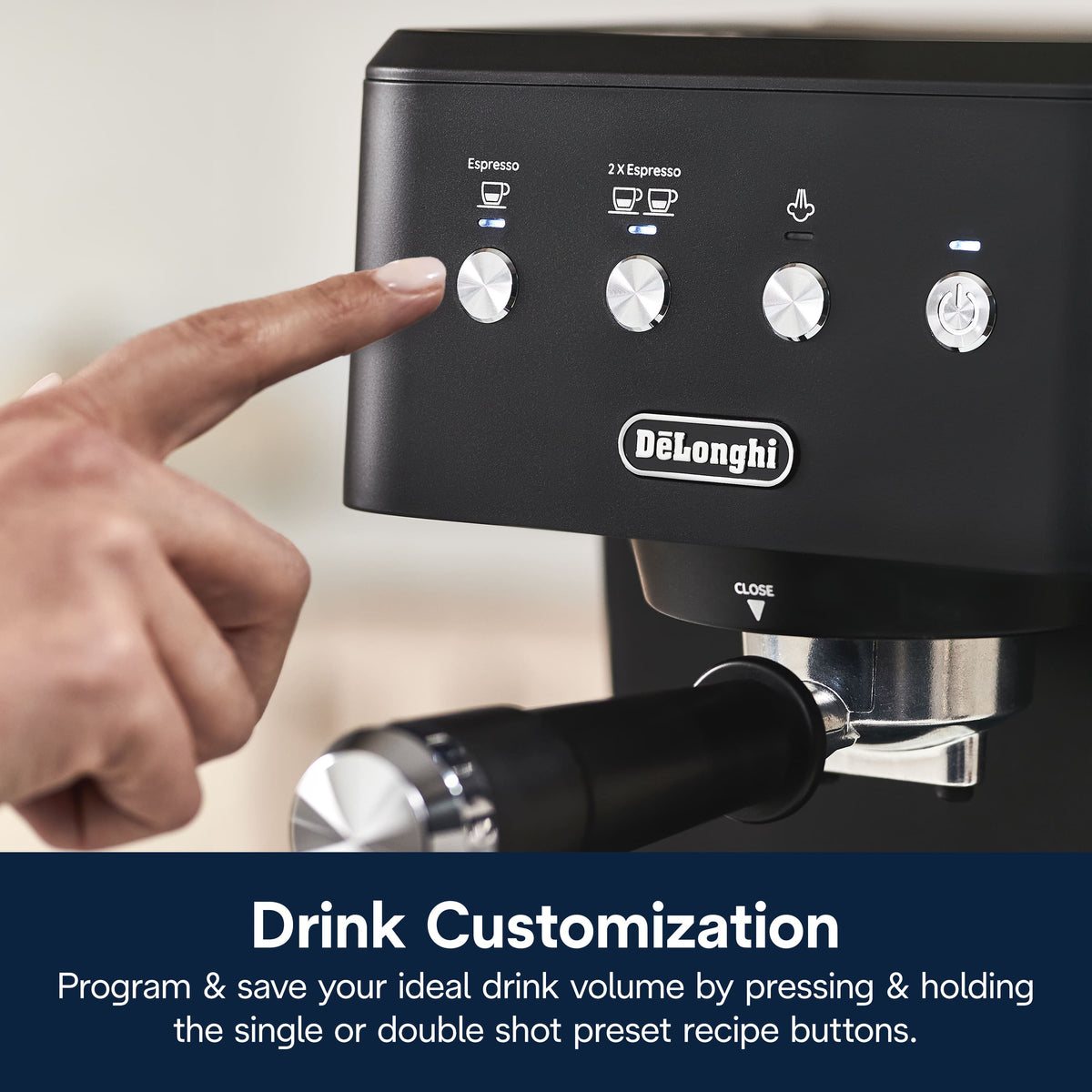 De'Longhi - De’Longhi Classic Espersso Machine - Matte Black