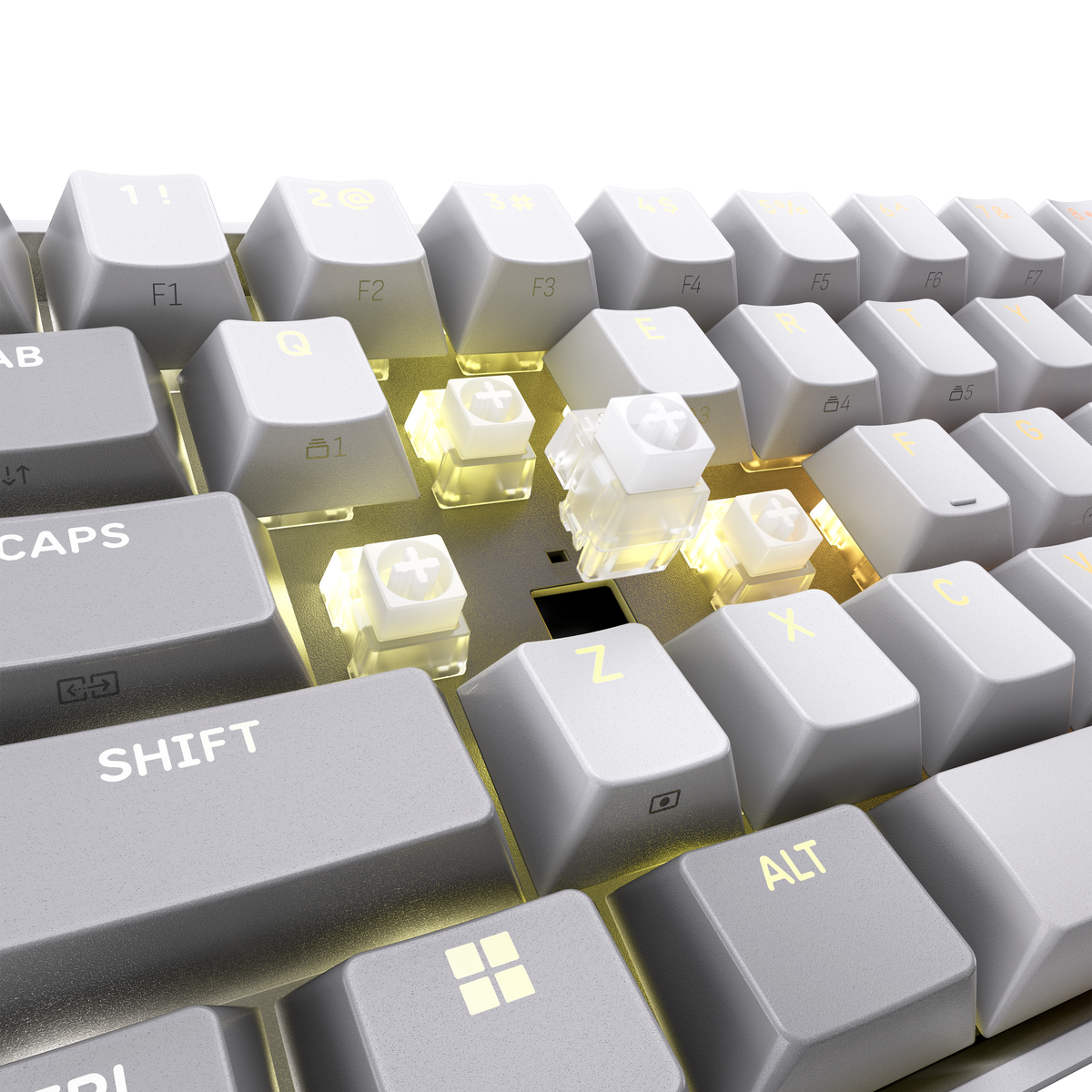 CORSAIR - CLIPPER PRO MINI 60 Hall Effect Gaming Keyboard - White