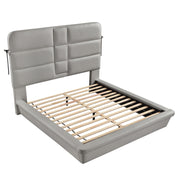 Futura - Cama tapizada con cabecero alto