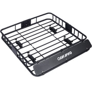 Motoring Rooftop Cargo Carrier Basket Steel, Universal Fit Roof Rack